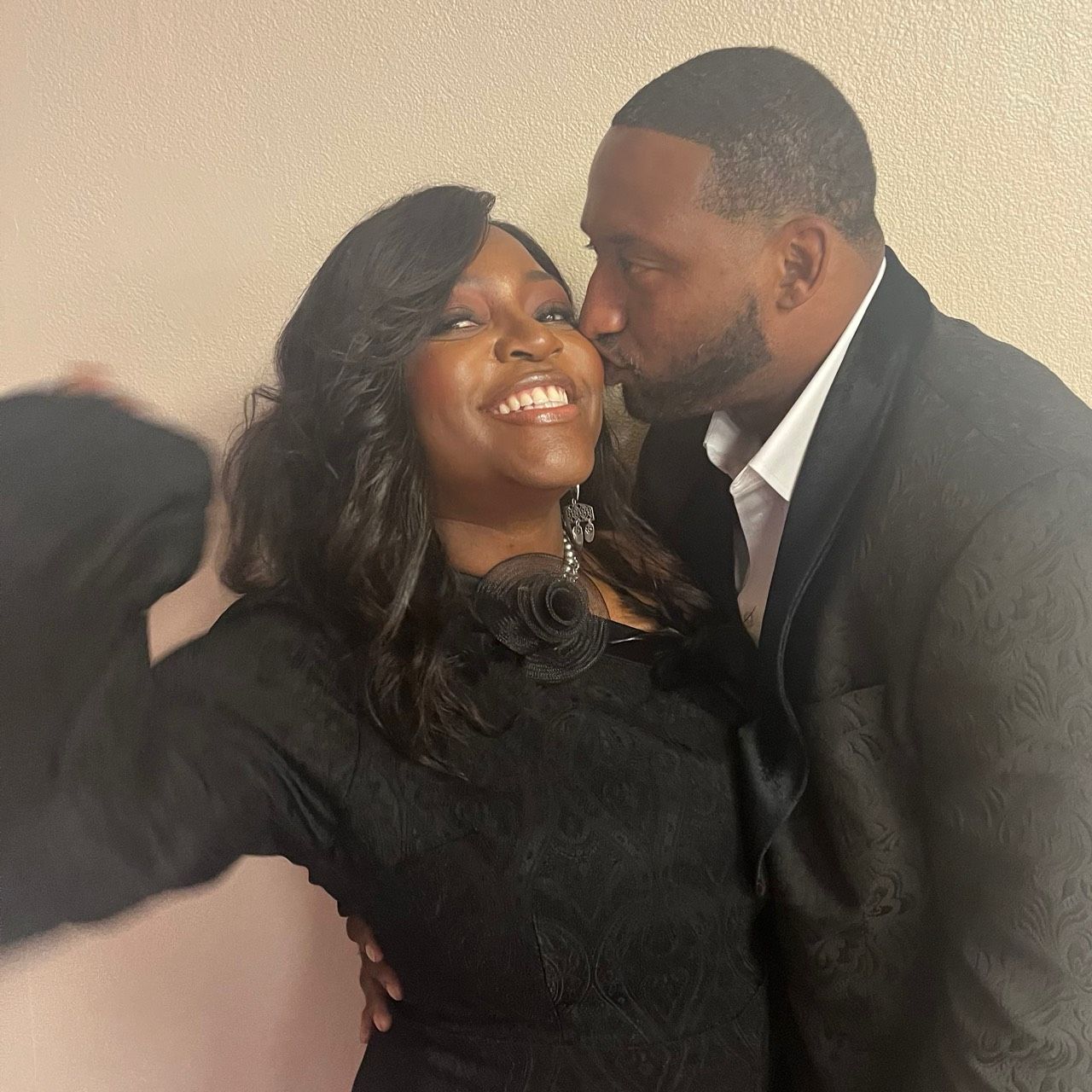 Mario Hall with his wife - Beautiful couple portrait showing their transformed relationship